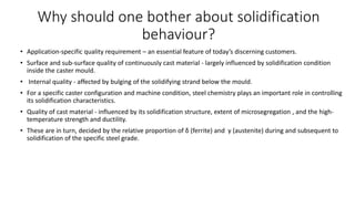 Solidification Behavior Of Samples A1 A2 And A3 Are The Images
