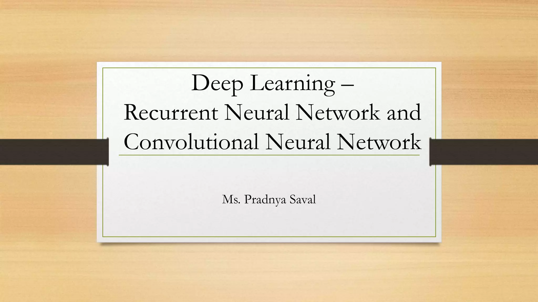 Rnn And Cnn In Deep Learning