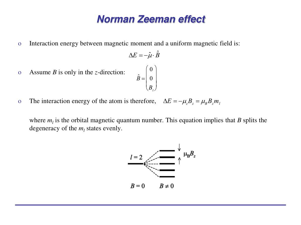 Zeeman Effect Selection Rules