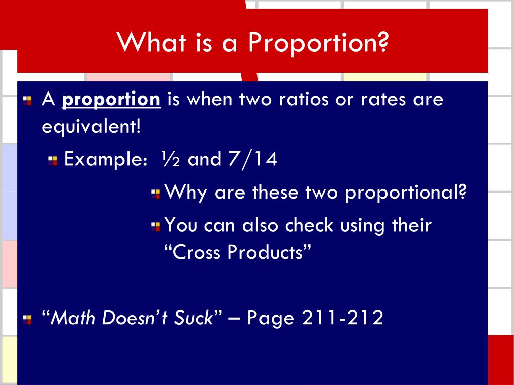Proportion Examples With Answers Grade 7