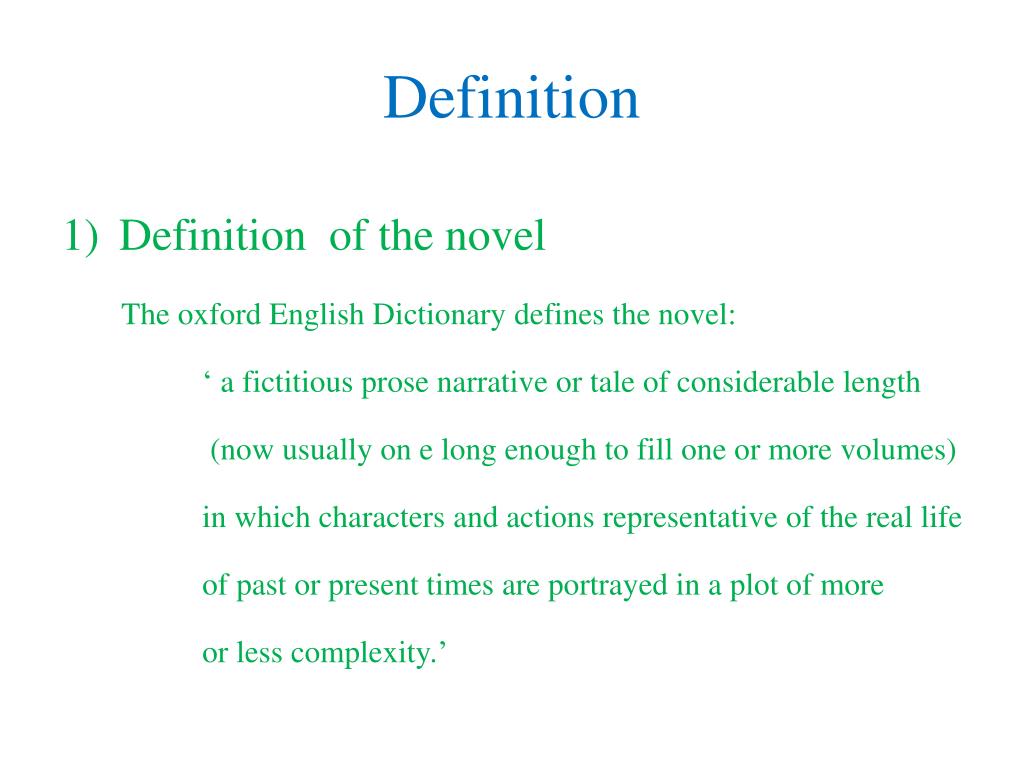 What Is A Novel Definition 50 Examples