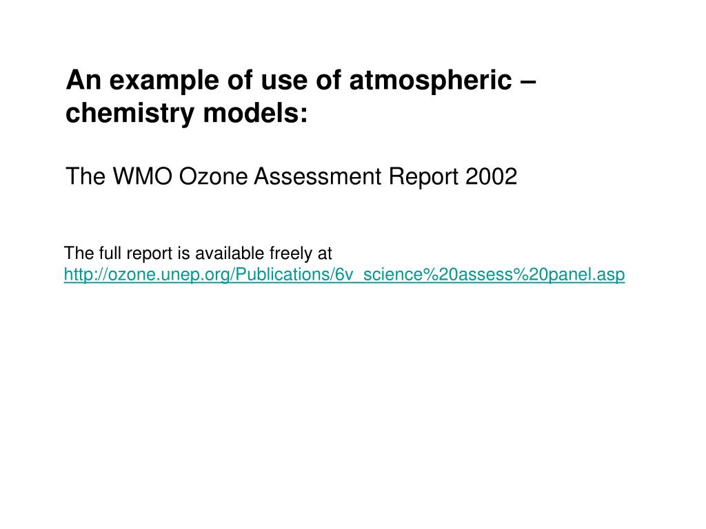 Atmospheric Chemistry And Air Quality 3 Chemistry Climate Modeling