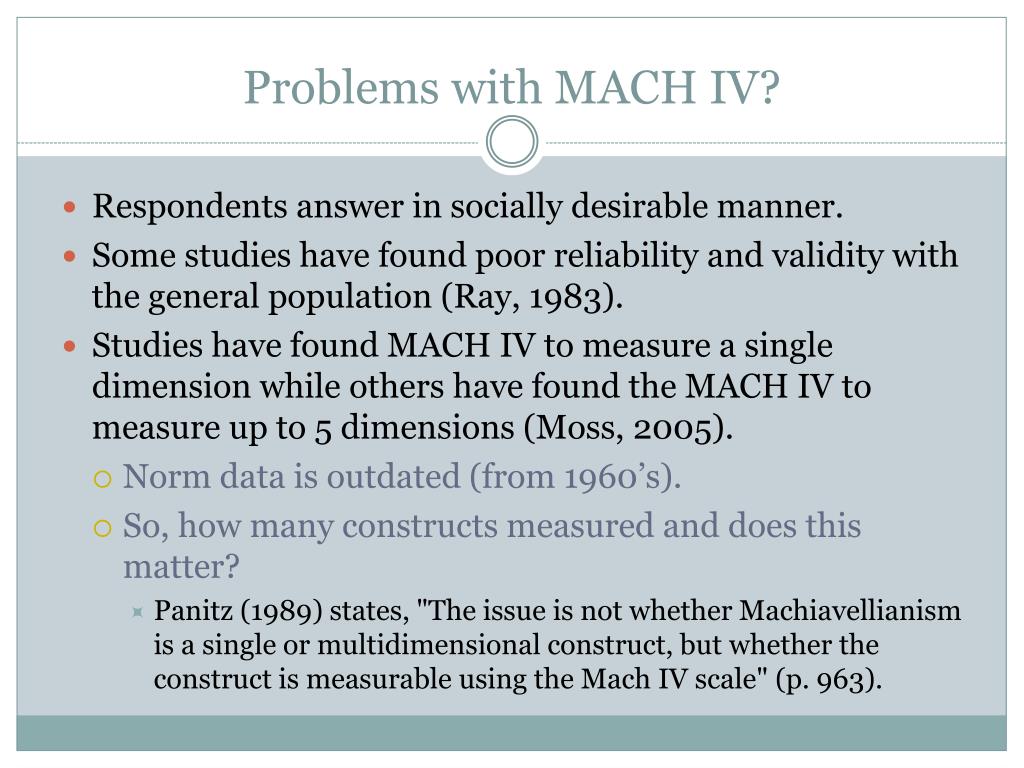 Mach Iv Test Pdf