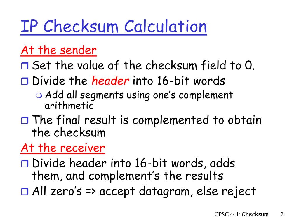 Checksum Full Table New Pdf