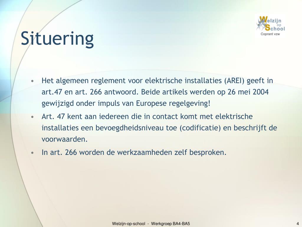 Veilig Werken Aan Elektrische Installaties