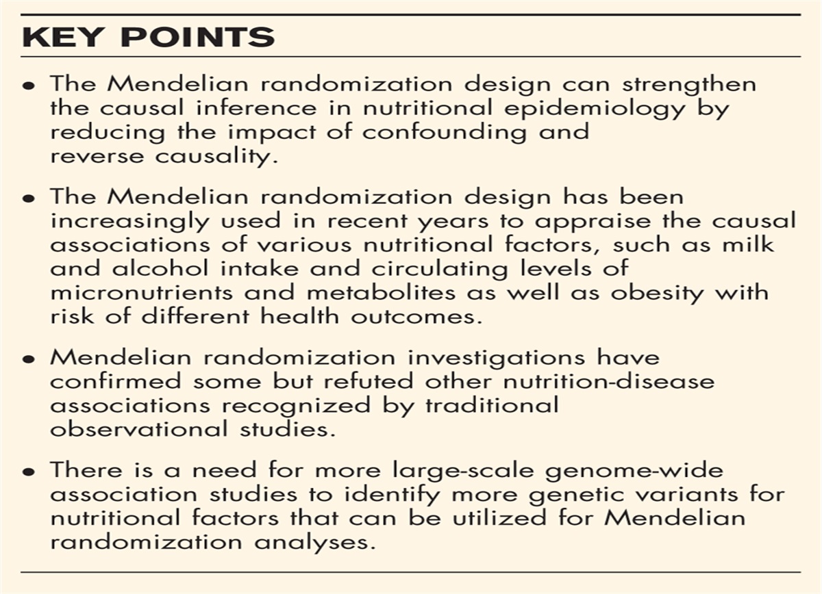 Mendelian Randomization Analyses Support Causal Relationships Between