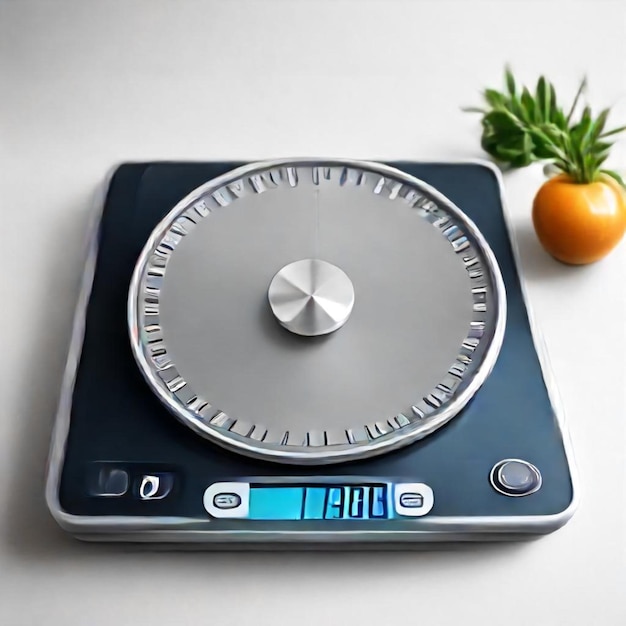 Una Escala Con Una Escala Que Dice Calculadora En Ella Imagen Premium