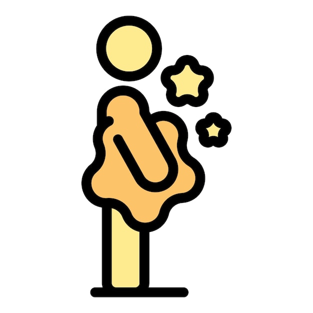 Lider De Opinion Clave Objetivo Icono Contorno Vector Medios Sociales