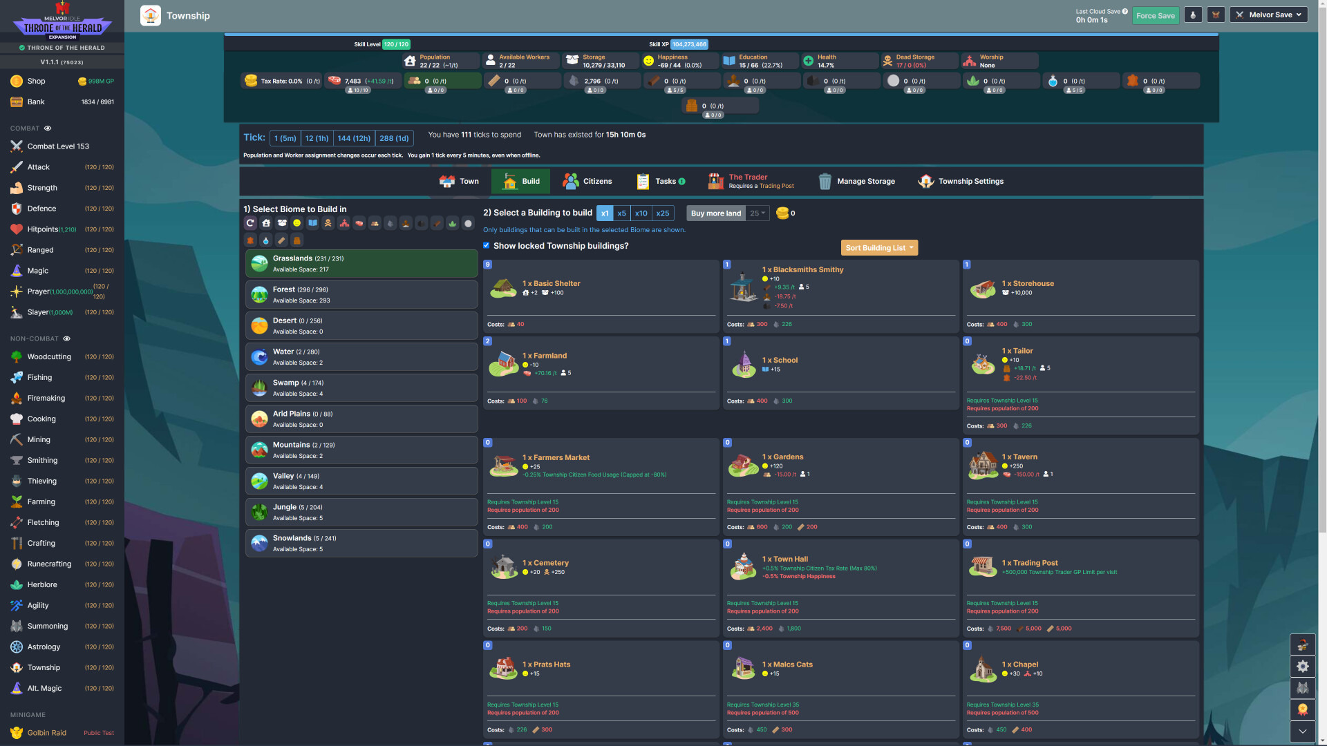 Melvor Idle Drop Rates