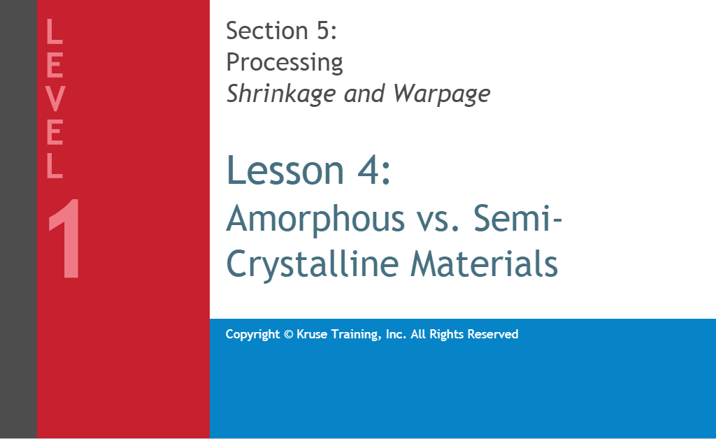 Contribution Of The Amorphous And The Semi Crystalline Phases To The