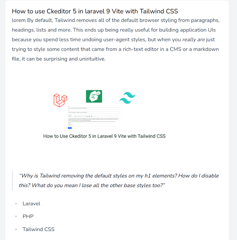 Latest Ckeditor 5 Version With Image Upload Integration In Laravel Web