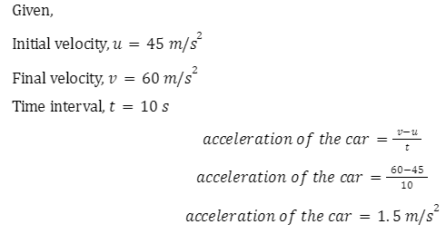 Acceleration Formula Unit Definition And Meaning