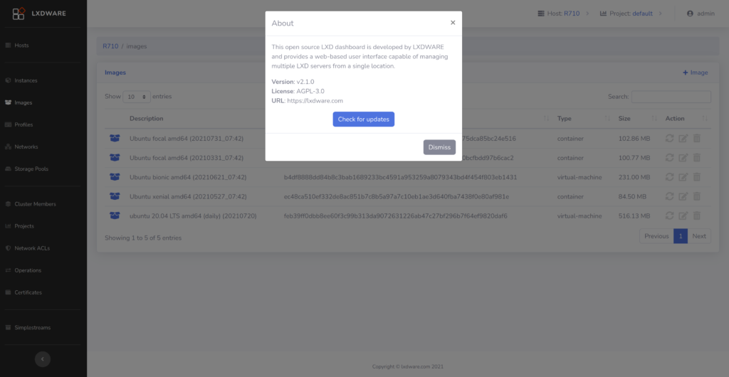 Github Lxdwarelxd Dashboard This Lxd Dashboard Is A Web Based User