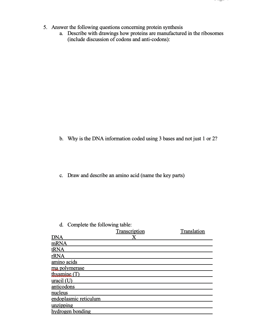 Solved C Describe How These Protein Complexes Are Chegg Com