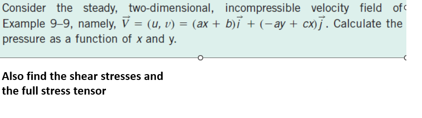 Solved 2 Steady 2 D Incompressible Chegg Com