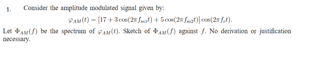 Solved A Differentiate Between Amplitude Modulated And Frequency