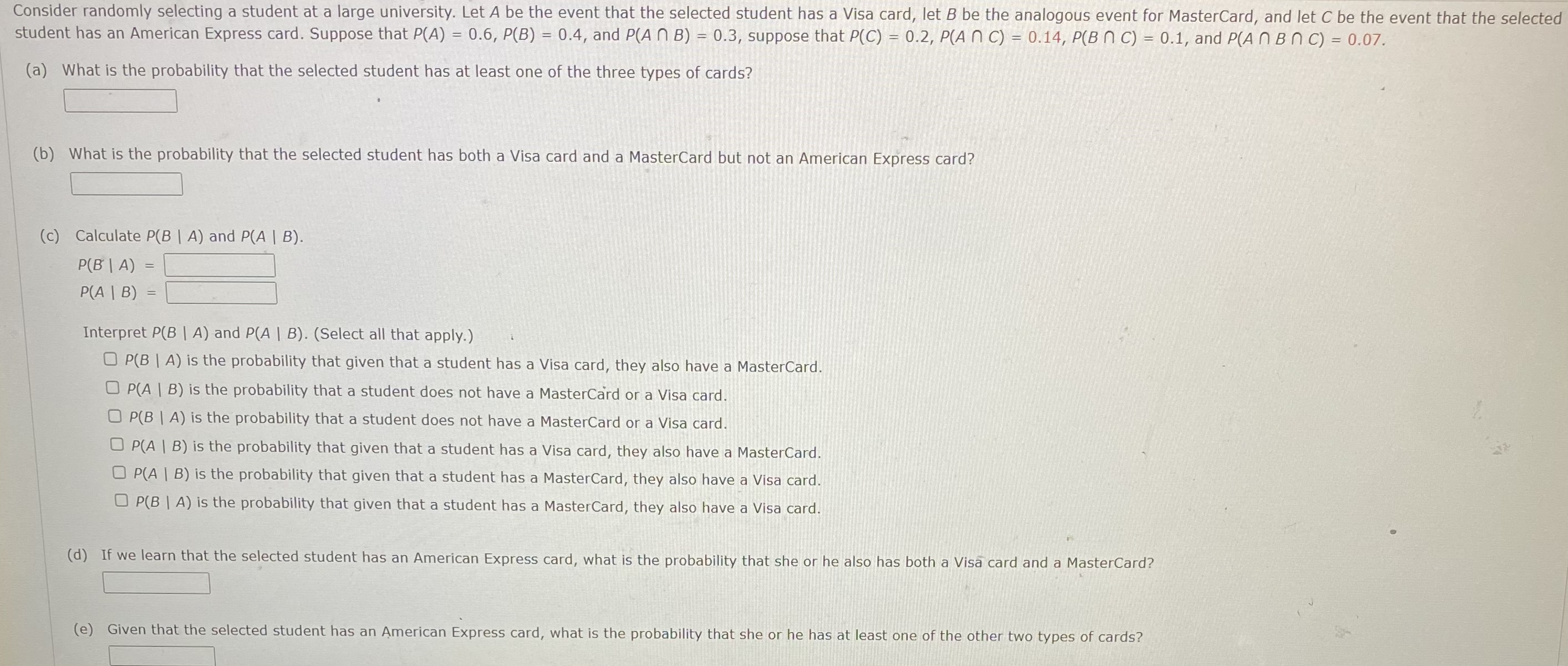 Solved B Find The Probability That A Student Is A Man Who Chegg Com