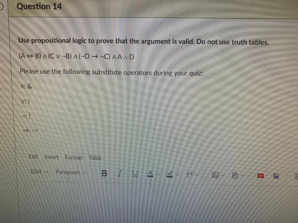 Solved 18 8 Consider A Formula Of Propositional Logic Chegg Com