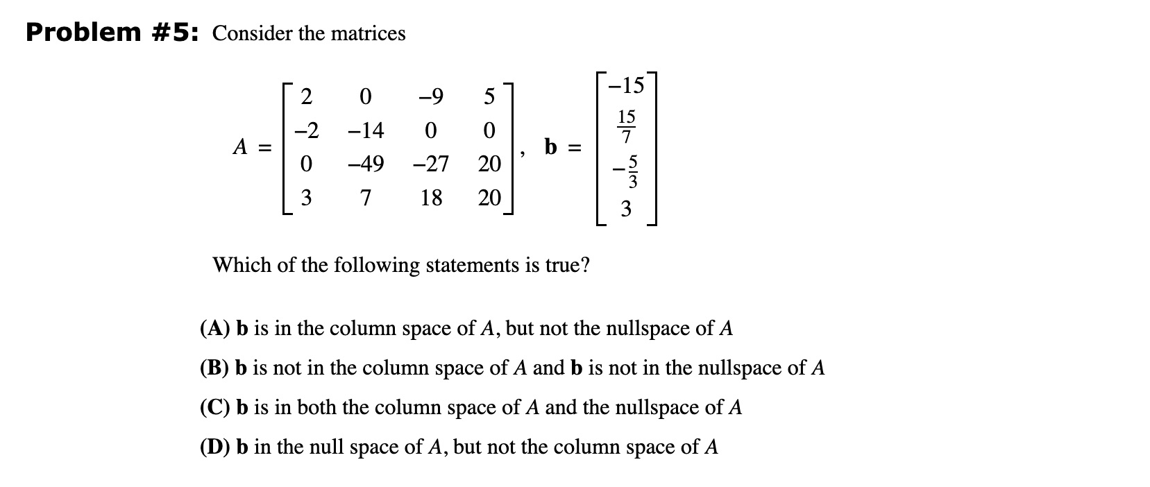 Solved 350 Arrays And Matrices Review Problems In Problems Chegg Com
