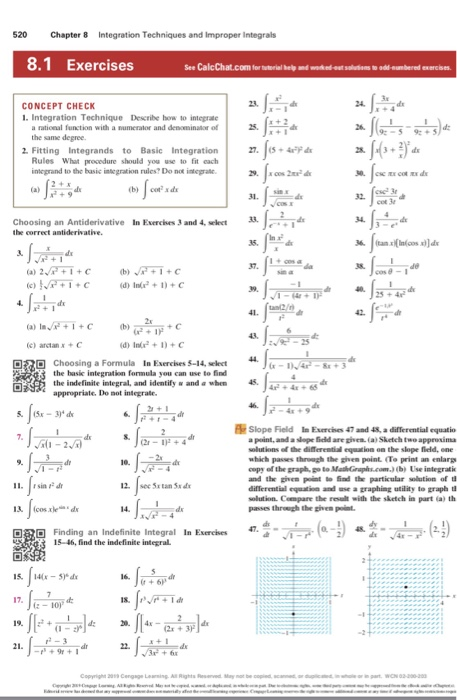 Improper Integrals Chapter 8 Techniques Of Integration 8 Improper