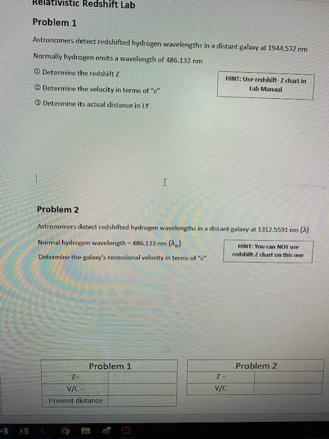 Solved 1 Gravitational Redshift A Imagine A Photon With Chegg Com
