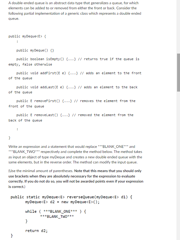 5 3 Double Ended Queue Hello Algo