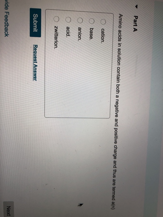 Solved A Protein That Contains Amino Acids With Charge Is Put Into A 0