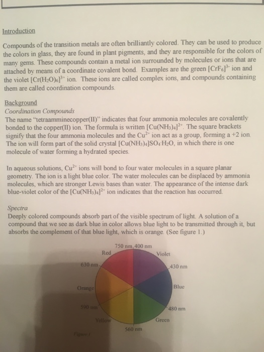Solved What Is A Spectrophotometer And What Is It Used To Measure How