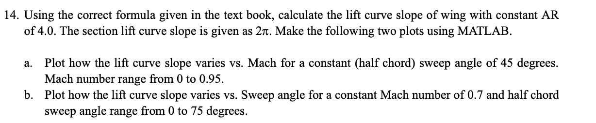 Solved 7 Consider A Symmetric Thin Airfoil When The Chegg Com