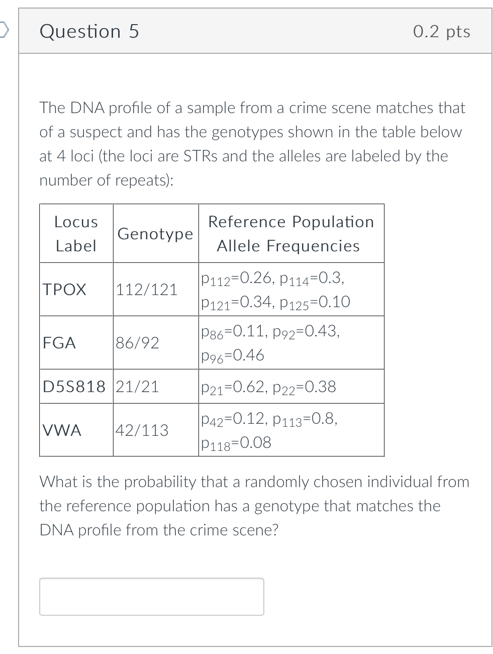 Solved 12 Compare The Suspect S Dna Profile The Chegg Com