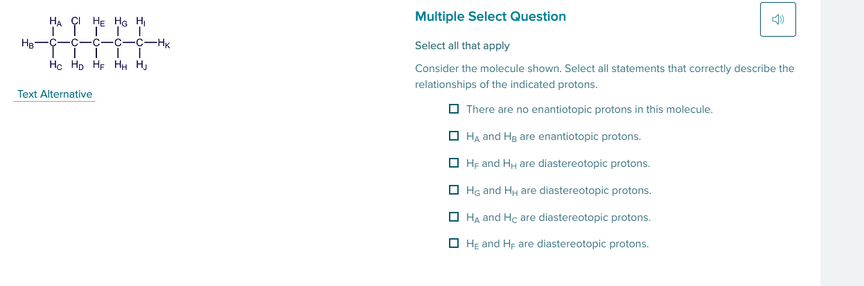 Solved Select The Correct Representation Of The Molecule Chegg Com