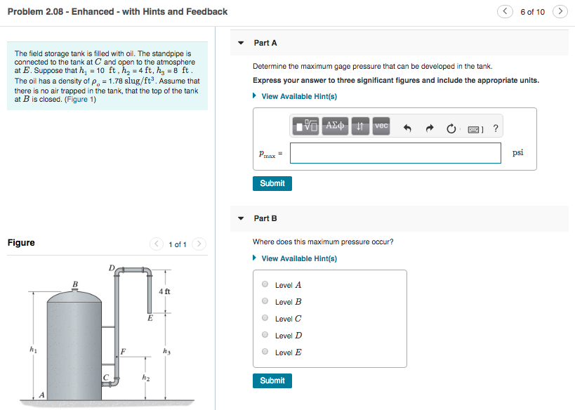 Solved 10 Suppose The Hydrogen In The Tank Of Problem 6 Chegg Com