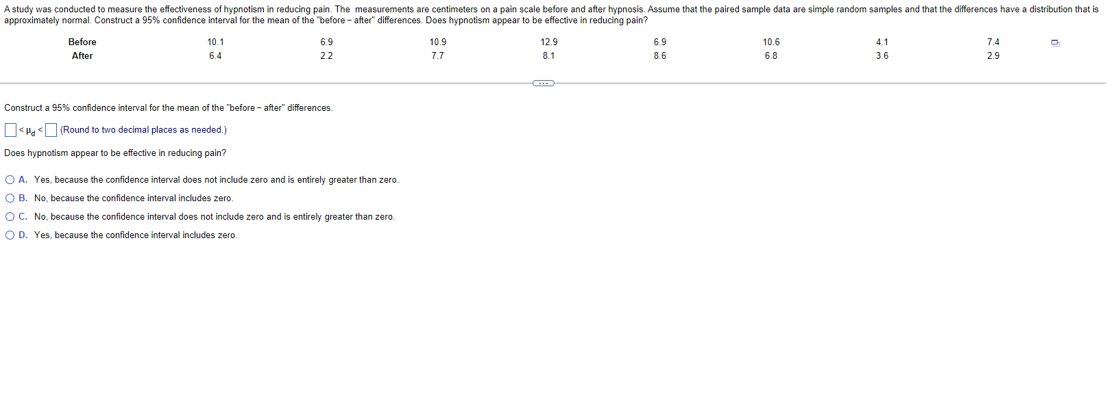 Solved Construct A 95 Confidence Interval For The Mean Chegg Com