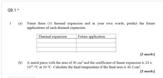 Solved Below Is The Data Given For Thermal Expansion Chegg Com