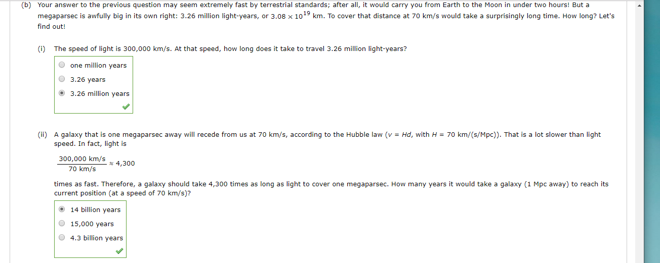Solved Exercise D In A Model Of The Universe The Hubble Chegg Com