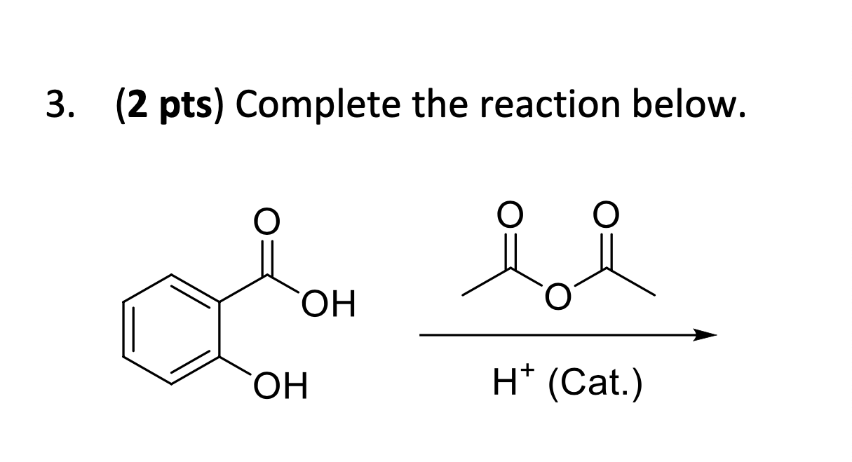 Solved 2 Pts 2 For The Reaction Below Does The Reaction Chegg Com