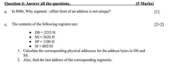 Solved Course Name Microprocessor Microcontroller And Chegg Com
