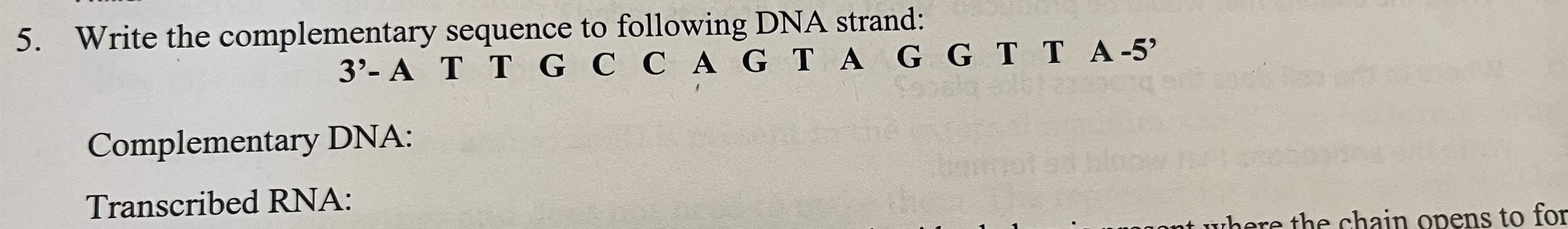 Complementary Dna Sequence Tool