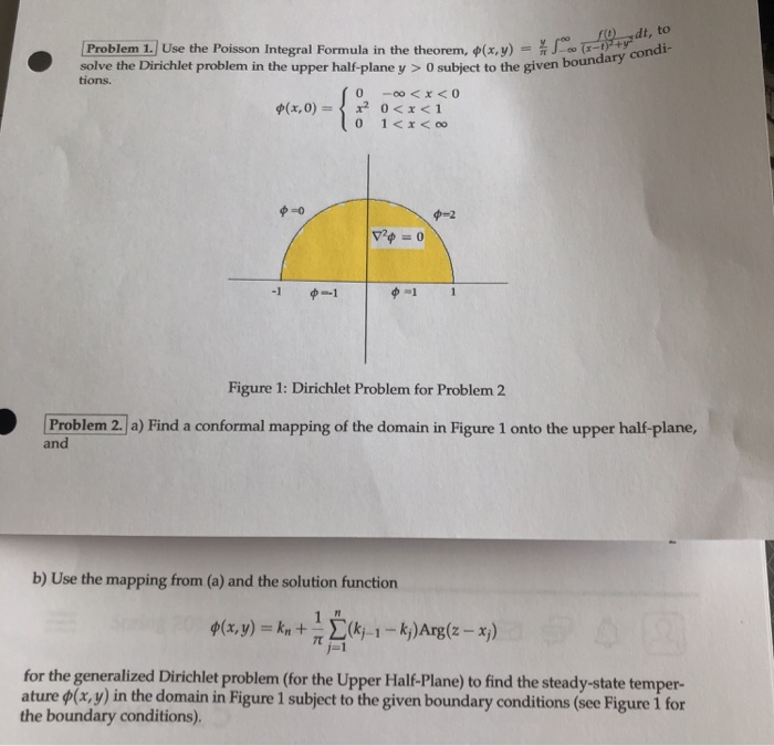 Solved Conformal Mapping Please Show Solution Not Word Chegg Com