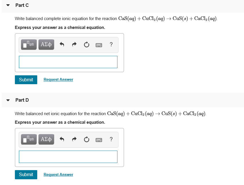 Solved Question 14 Of 21 Submit Write The Balanced Complete Ionic