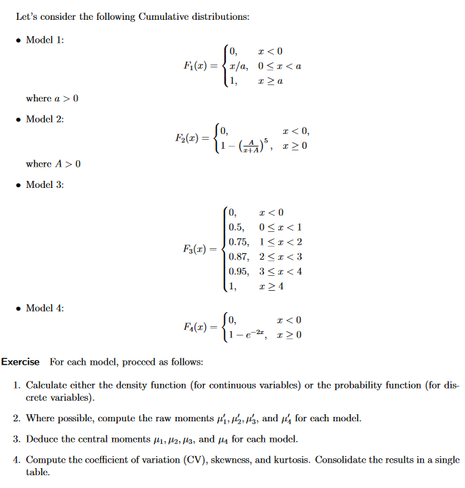 Solved Questions 1 Consider The Following Cumulative Chegg Com