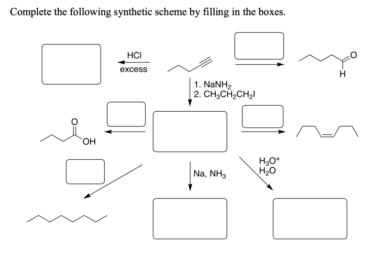 Solved Complete The Following Synthetic Schemes And Explain Chegg Com