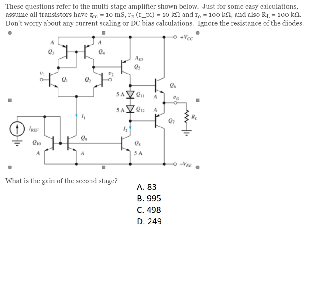 Solved 1 Design A Multi Stage Transistor Amplifier Circuit Chegg Com