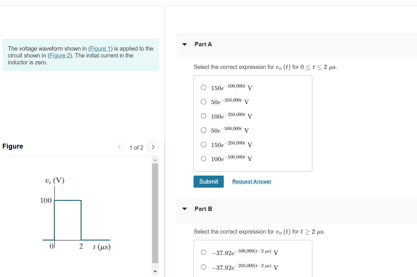 Solved 7 If The Waveform In The Following Figure Are Chegg Com