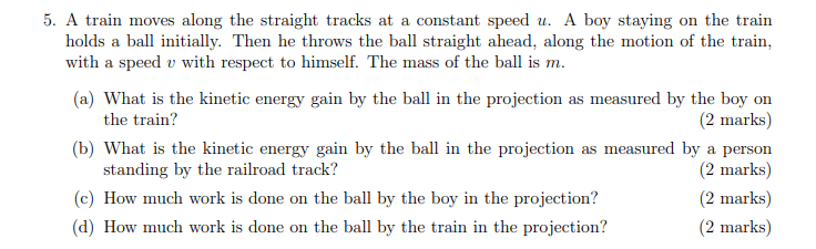 Solved A Train Moves With 100mph Along A Straight Portion Of Chegg Com