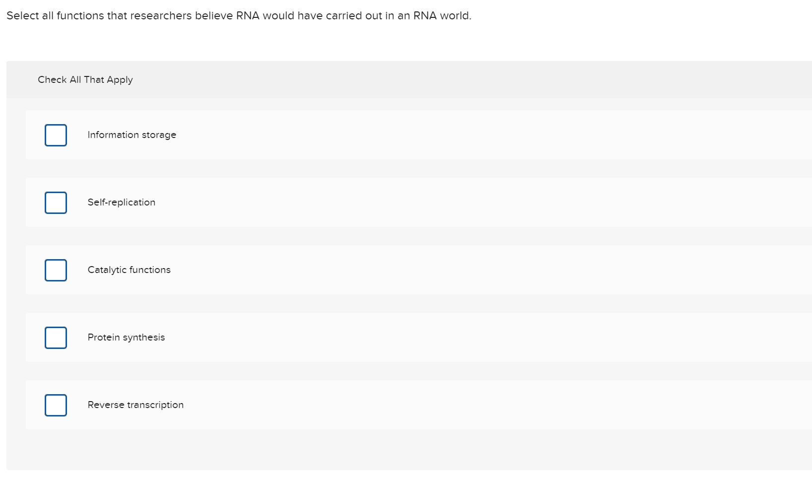 Solved Discuss The Different Strategies Employed By Rna Chegg Com