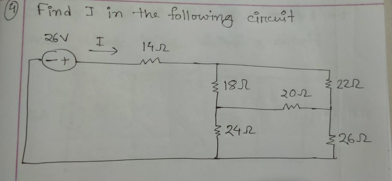 Solved Problem 4consider The Following Circuitfind Vs Chegg Com
