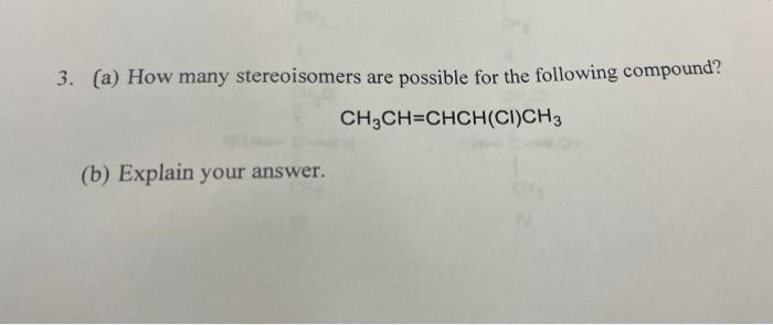 Two Possible Stereo Structures Of Ch3chohcooh