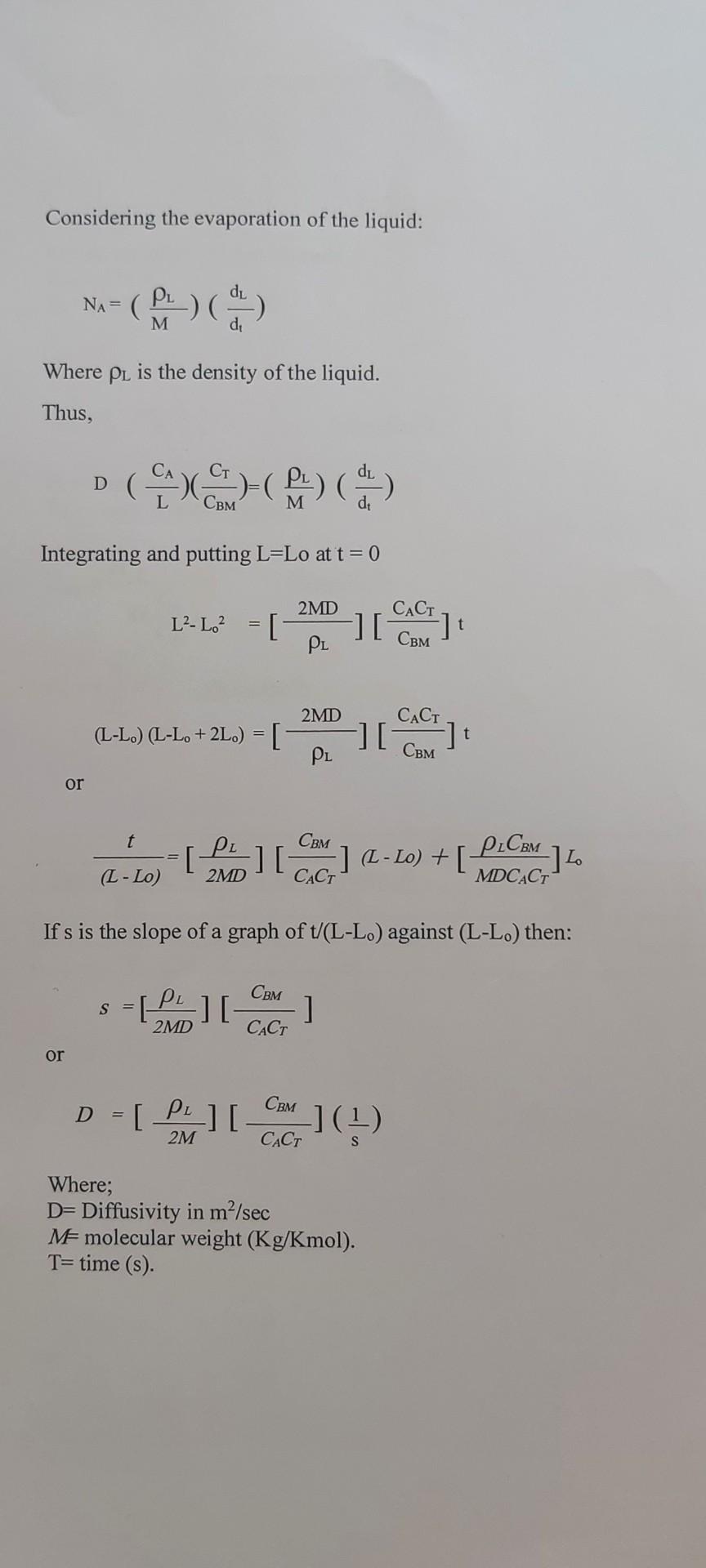 Solved Trp2601 Octnov 2018 Questions The Diffusivity Of Chegg Com