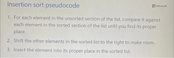 Solved In The Pseudocode For The Bubble Sort What Is The Chegg Com